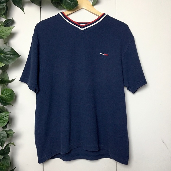 Tommy Hilfiger Tops - TOMMY HILFIGER Oversized V-Neck Tee Shirt